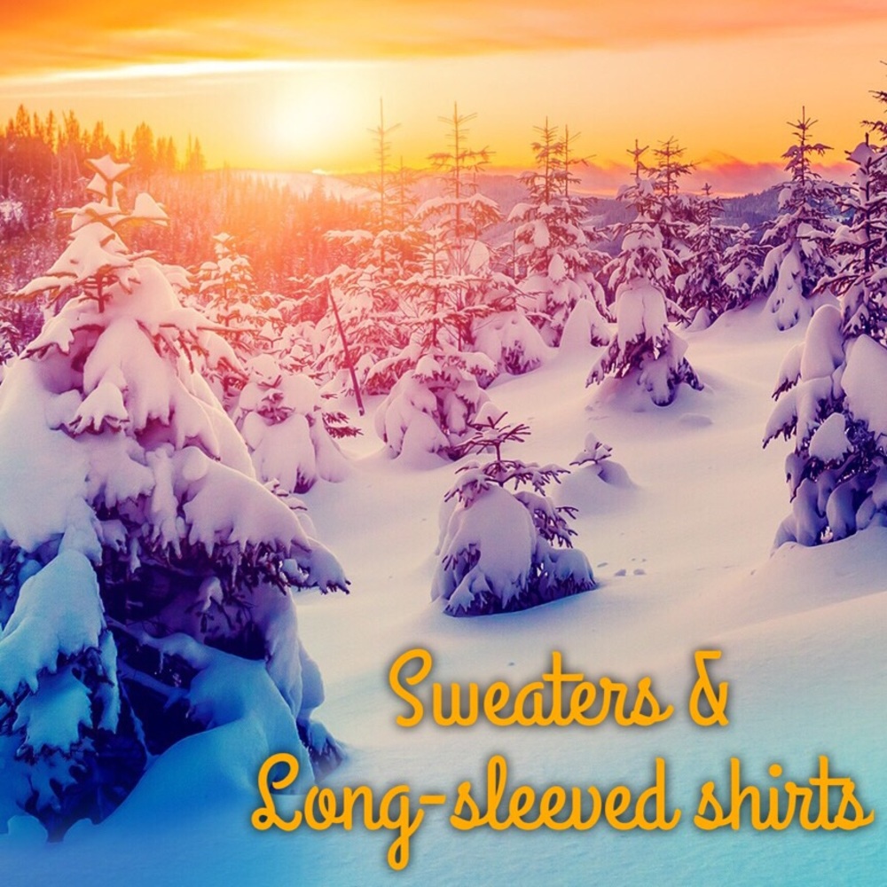 Sweaters and long-sleeved shirts